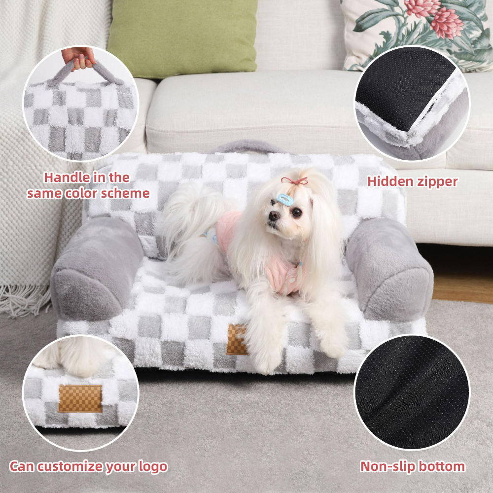 Eco-Friendly Calming Orthopedic Pet Couch Bed