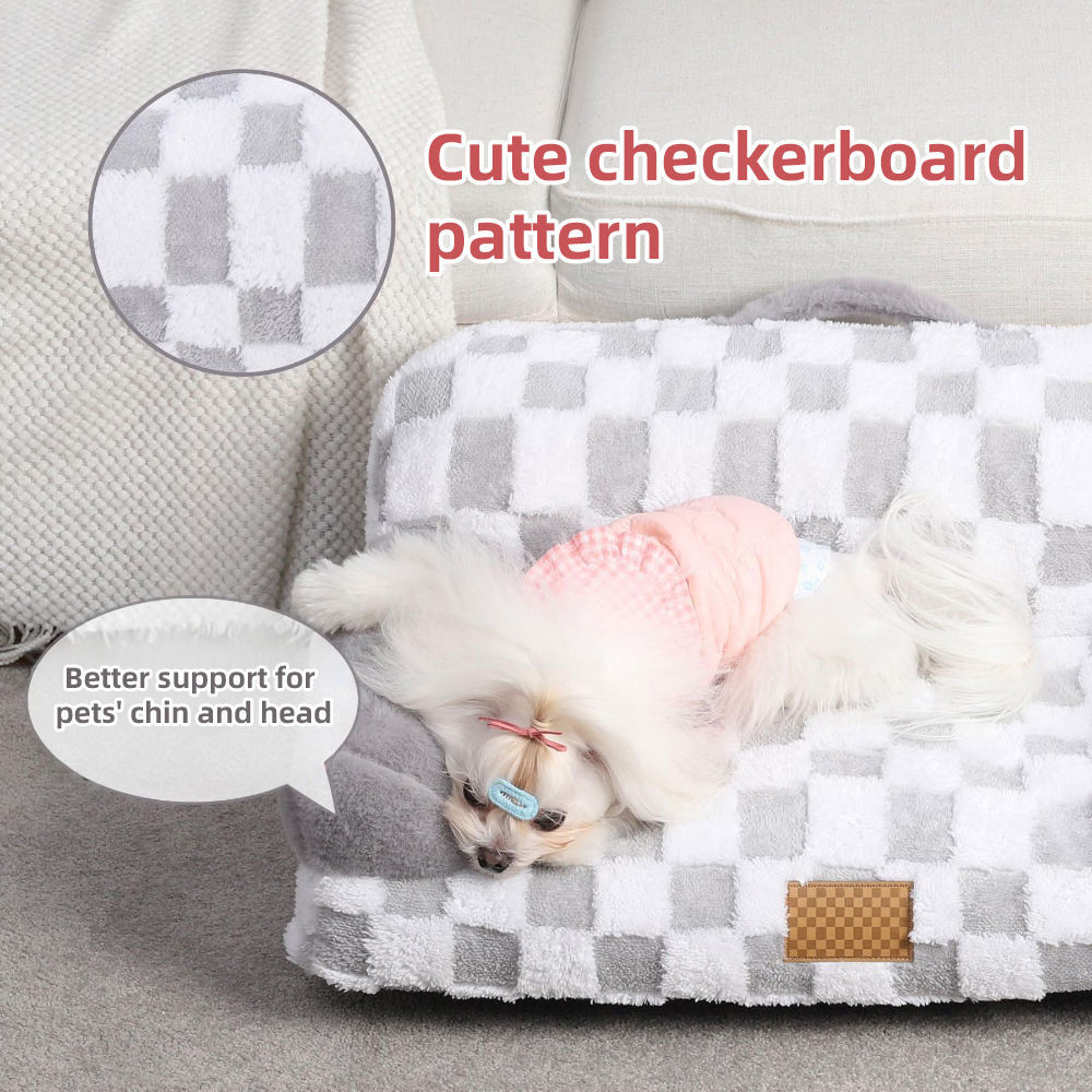 Eco-Friendly Calming Orthopedic Pet Couch Bed