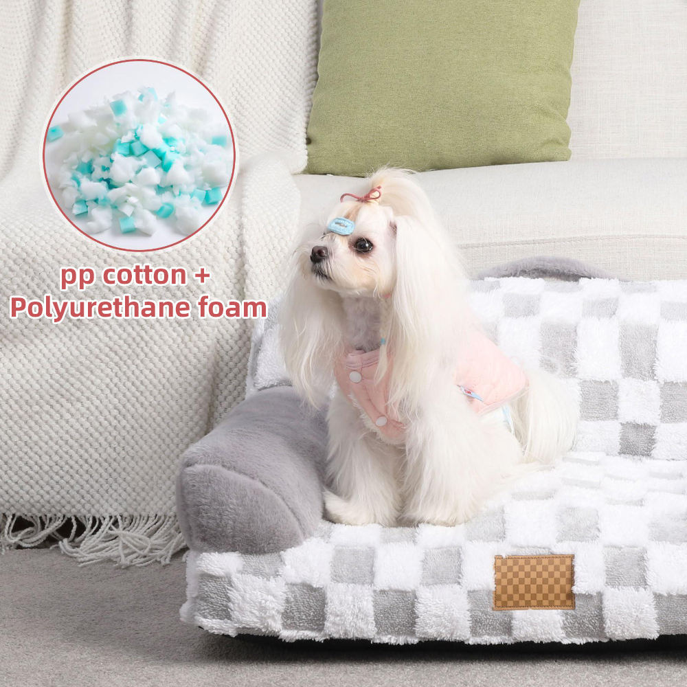 Eco-Friendly Calming Orthopedic Pet Couch Bed