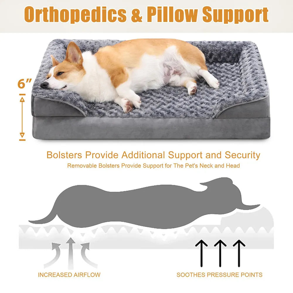 Premium Chew-Resistant Orthopedic Pet Sofa